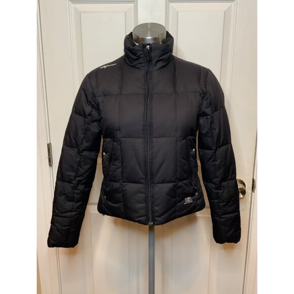 Helly Hansen Black Duck Down Zip-Up Jacket, Size XS - Picture 1 of 9